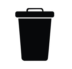 Recycle bin icon. Trash Can icon