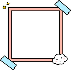 Cute Polaroid Photo Frame