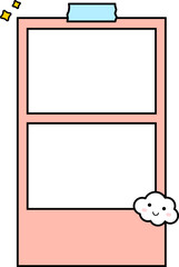 Cute Polaroid Photo Frame