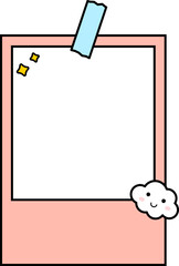Cute Polaroid Photo Frame