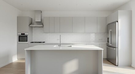 Modern Minimalist Kitchen Design Clean Lines and Sleek Aesthetics