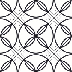black and white seamless pattern
