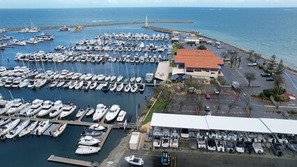 Hillarys, Australia – June 3, 2025: The Hillarys Boat Harbour of Perth CBD