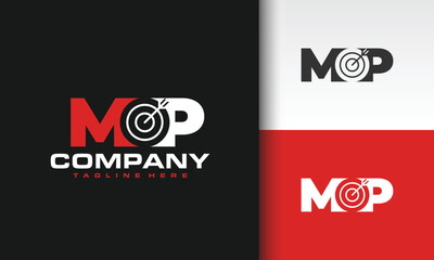 initial letter MP goal logo