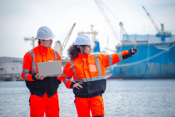 Port and Harbor Engineers are planning the construction of harbors and other marine facilities.