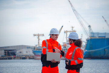Port and Harbor Engineers are planning the construction of harbors and other marine facilities.