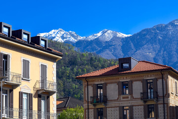 Altstadt von Bellinzona, Tessin (Schweiz)