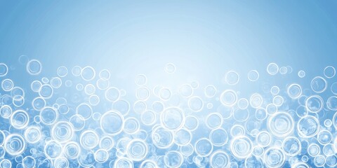 Light blue background with many translucent circles