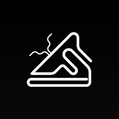 Shoes man fashion logo design