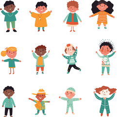 Children celebrate International Day with joy and unity in a vibrant display of friendship and diversity