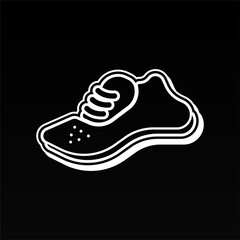 Shoes man fashion logo design
