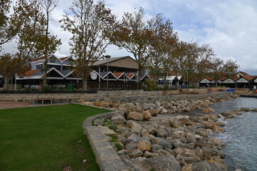 Hillarys, Australia – June 3, 2025: The Hillarys Boat Harbour of Perth CBD