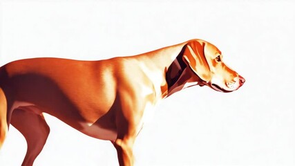 Elegant Vizsla Dog Poses: A Serene Collection of Man's Best Friend in Various Positions - Powered by Adobe