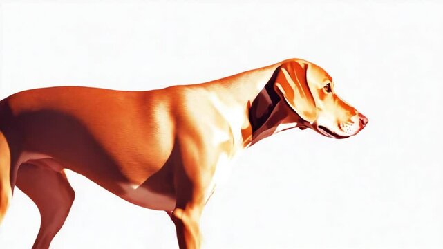 Elegant Vizsla Dog Poses: A Serene Collection of Man's Best Friend in Various Positions