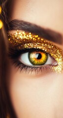 Close-up of a golden eye