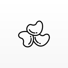 Nut logo design concept template