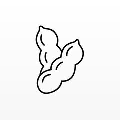 Nut logo design concept template