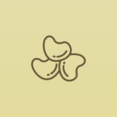 Nut logo design concept template
