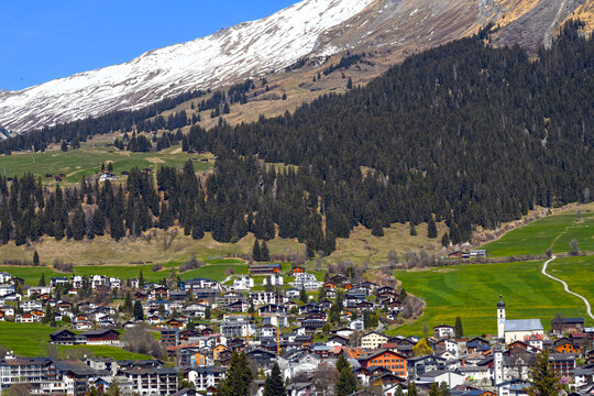 Flims, Kanton Graub&uuml;nden (Schweiz)	