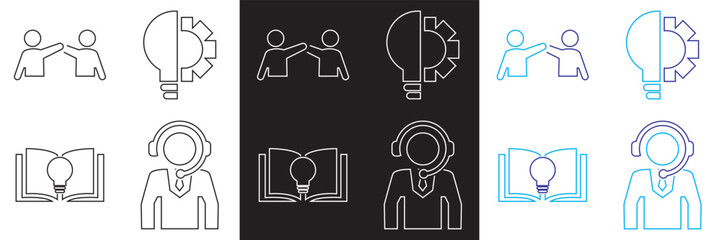 Workshop  Icon. Vector for Training,  collaboration, knowledge, skills, ideas, chart, growth, presentation etc. Vector for websites, mobile interfaces, presentations, banner, visual branding etc. 