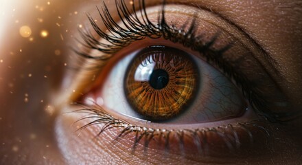 Obraz premium Human eye closeup