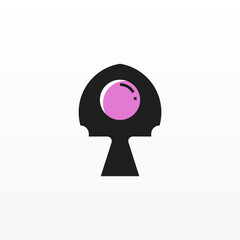 Rocket space craft logo design concept template