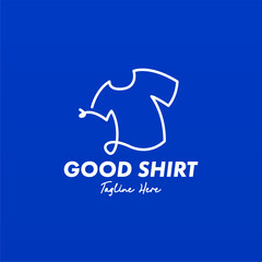 Tshirt logo design concept template