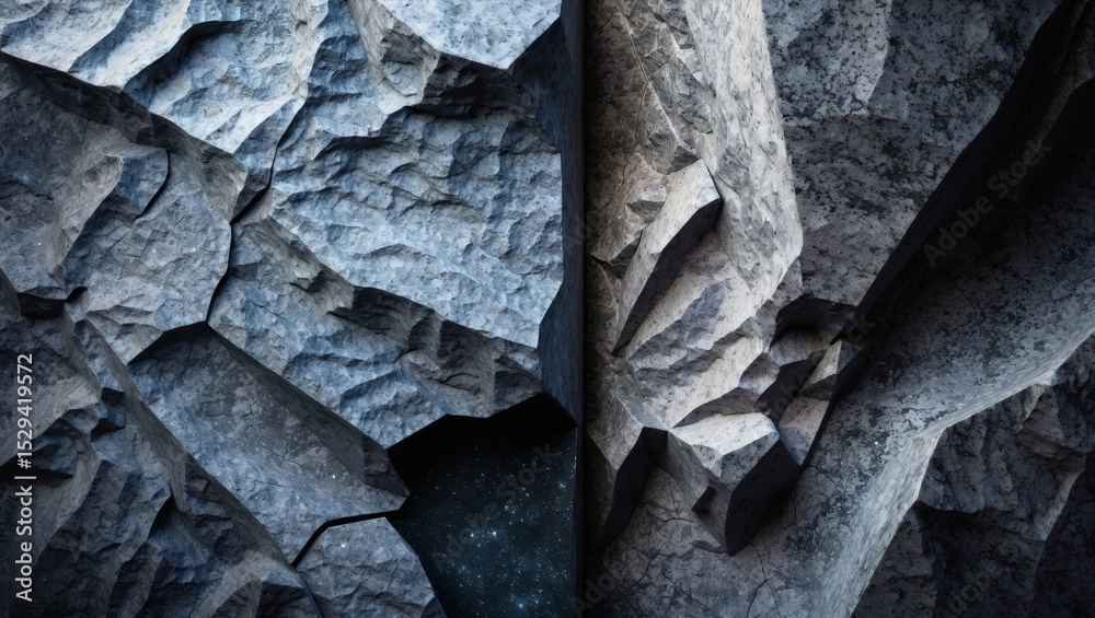 Aufkleber basalt columns texture
