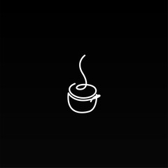 Coffee logo design concept. Coffee drink logo template