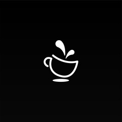 Coffee logo design concept. Coffee drink logo template