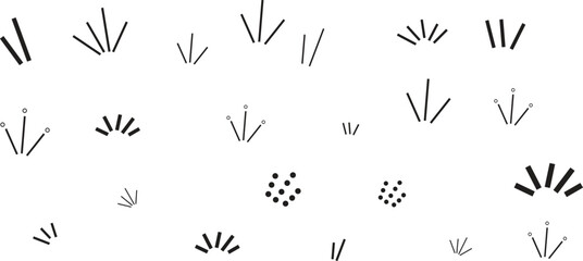 Surprise and Attention Concept Icons – Monochrome Vector Set, vector  illustration of grass, attention, surprise, contemplation, decoration, and understanding. Ideal for business presentations