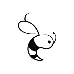 Bee logo for business and company