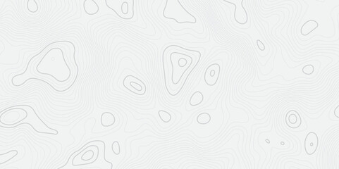 Abstract Topographic map design with Seamless pattern with lines . geographic contour map paper texture. Retro topographic map. geographic mountain relief. terrain path isolated on background.