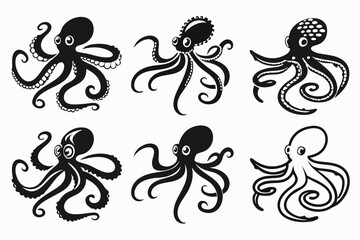 Obraz premium set of vector floral elements