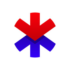 Fototapeta premium Fintech logo design concept vector