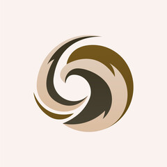 Eagle logo design concept. Falcon bird logo stock