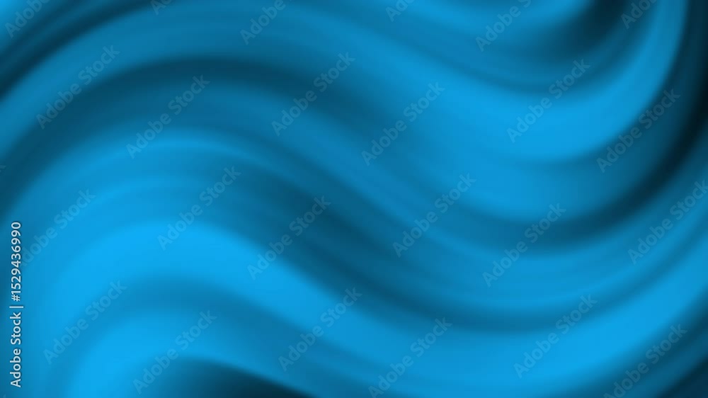 Poster smooth blue abstract waves flowing in a soft, blurred gradient pattern, abstract texture gradient mo