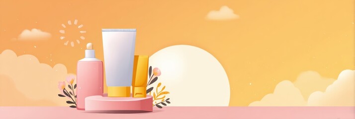 Explore the Important Benefits of Daily Sunscreen Use for Healthy Skin, Protecting Against UV Damage and Premature Aging in a Vibrant and Sunny Setting