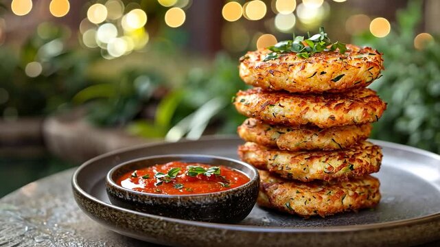 frittelle di zucchine italian food video