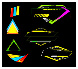 template logo racing