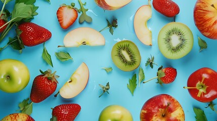fruit and vegetable background