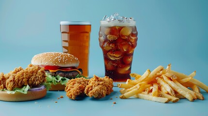 beer and snacks