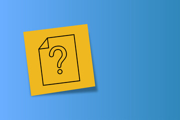 question. to ask. search for answers to questions. frequently asked questions. an icon with a sign...