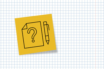question. to ask. search for answers to questions. frequently asked questions. an icon with a sign...
