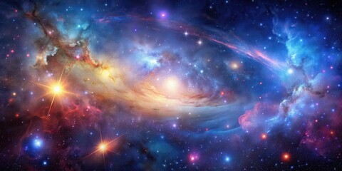 Fototapeta premium Deep space background with stars