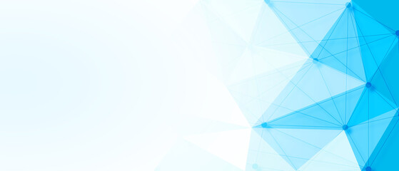 Abstract blue background with space for text