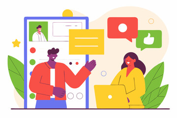 set of business icons