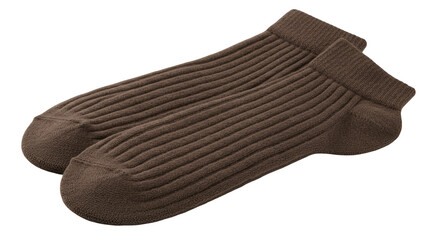 Isolated Brown Socks