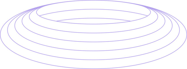 60s style spiral figure geometric graphic element