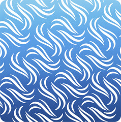 Simple seamless pattern with sea waves. A collection of thin line waves. Ideal for children's decor, summer textiles, nautical designs and beach-themed products.